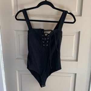 Super Cute Black Forever 21 Bodysuit